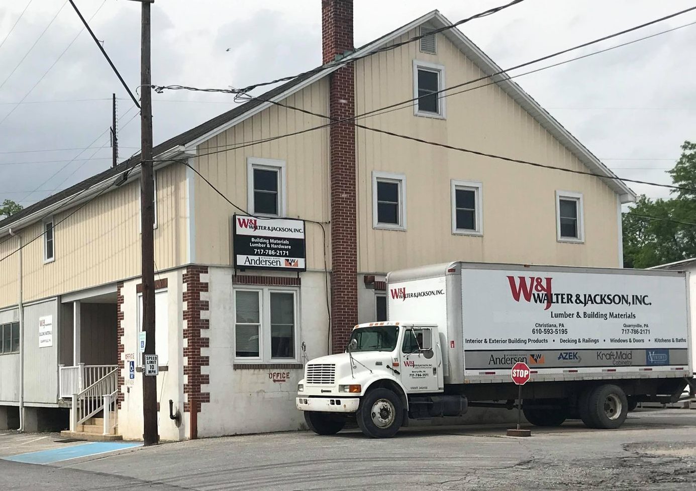Lumberyard & Showroom Quarryville, PA Walter & Jackson, Inc.