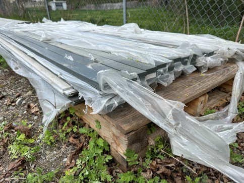 4’ x 10’ Woodgrain Panels, Green - Y02