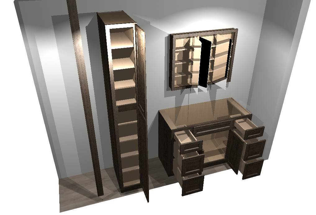 Full Bathroom Cabinet Set - M294